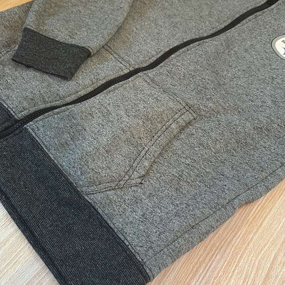 NFL Team Apparel zip front hooded sweatshirt gray black gold - Picture 4 of 6